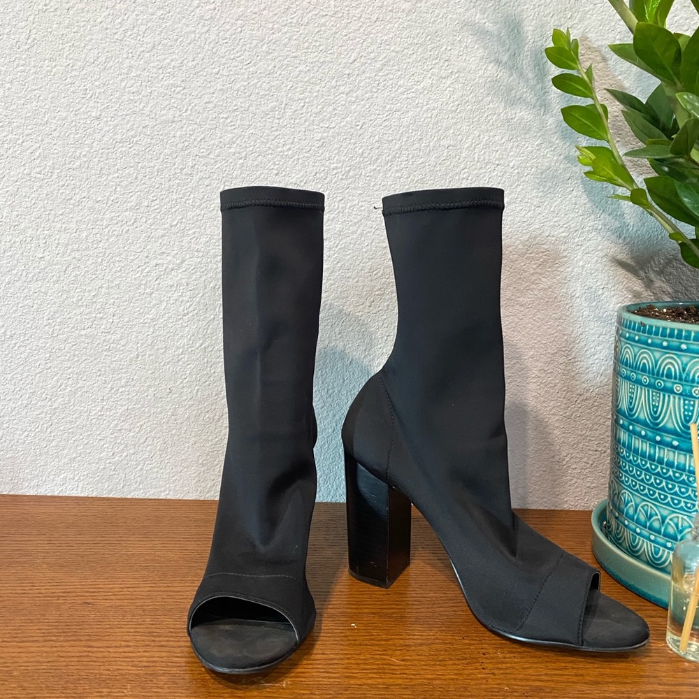 Tony Bianco Sock Heel Boot Open Toe - image 3